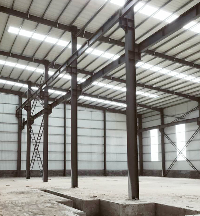 厂家出售钢结构 工业厂房使用钢结构 双层钢结构厂房