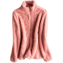 跨境亚马逊ebay速卖通时尚热卖双面加厚珊瑚绒法兰绒系列秋冬外套