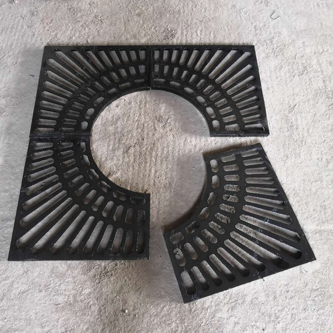 铸铁树围子供应铸铁护树板 球墨铸铁树篦子1200*1200