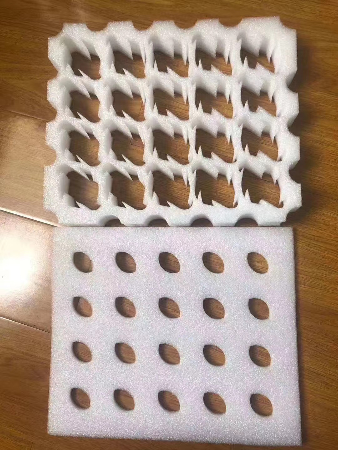 厂家珍珠棉枇杷托 泡沫枇杷托包装 珍珠棉水果内衬水果包装定制