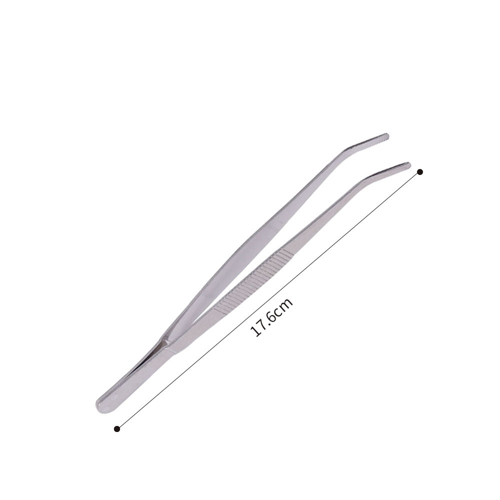 医用镊子工具夹不锈钢钳子直弯头敷料镊眼科镊拔毛镊水草镊子