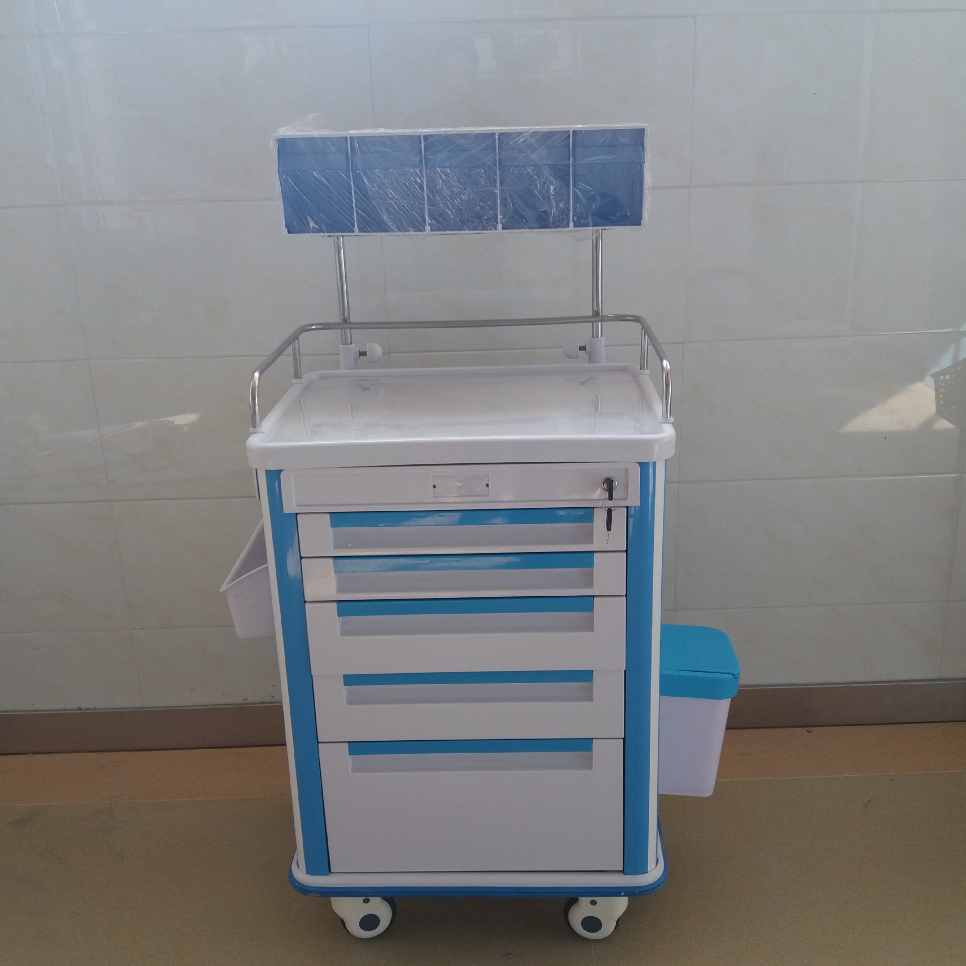 abs医用推车麻醉车 医疗机构不锈钢输液车美容院推车
