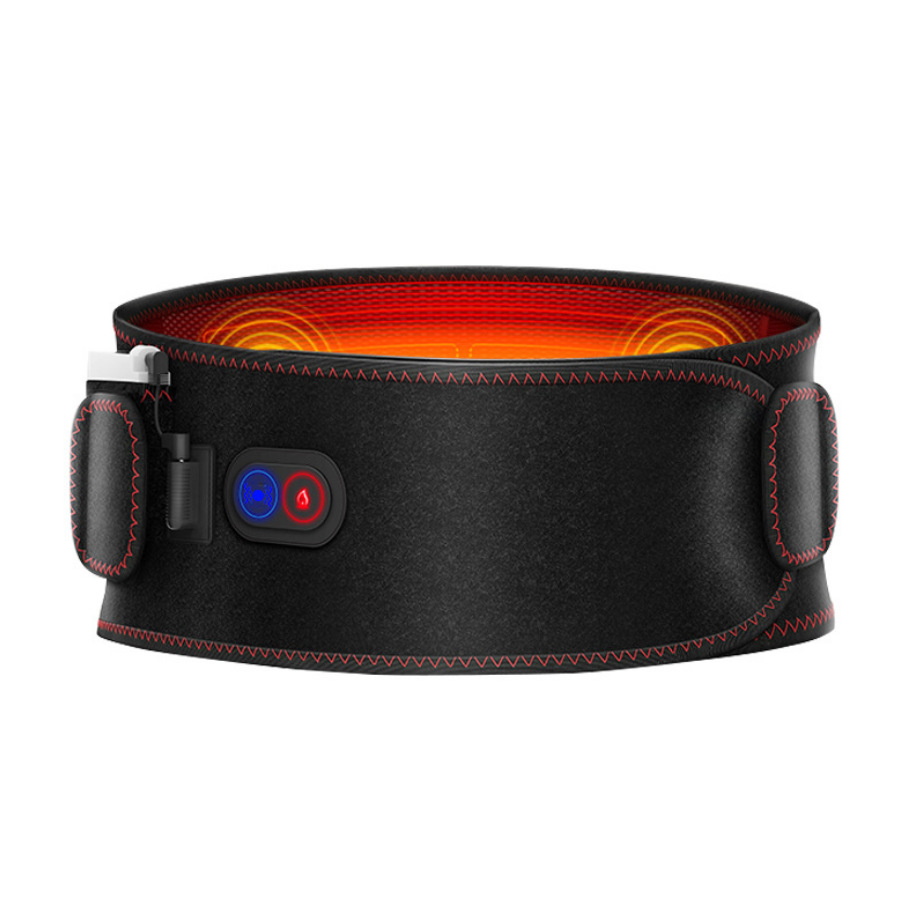 电热护腰带震动按摩腰带暖宫护腰带石墨烯发热工厂直销支持定制
