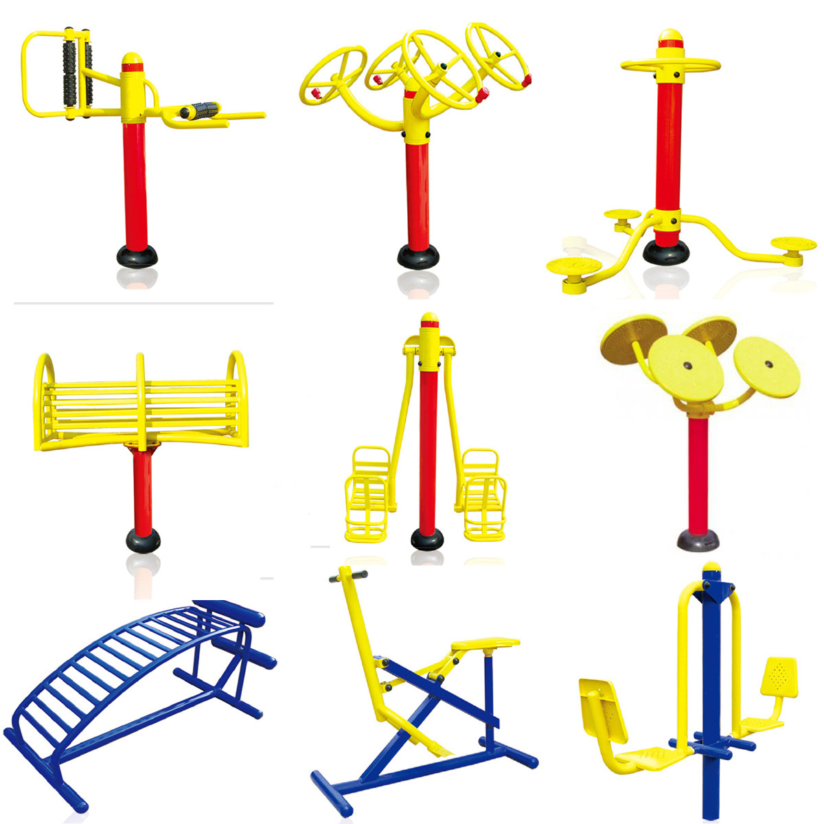 Community Square Park Outdoor Fitness Equipment Community Outdoor New Rural Fitness Path Combination Set Walking Machine