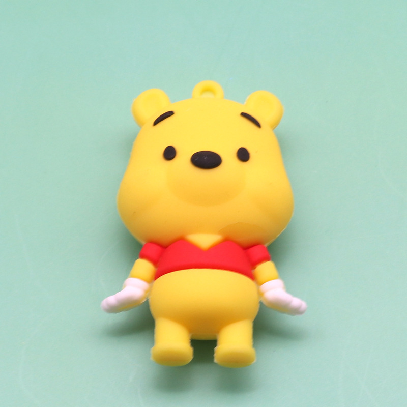 立体可爱卡通溜溜球公仔儿童钥匙扣挂件头饰配件小礼品背包吊饰