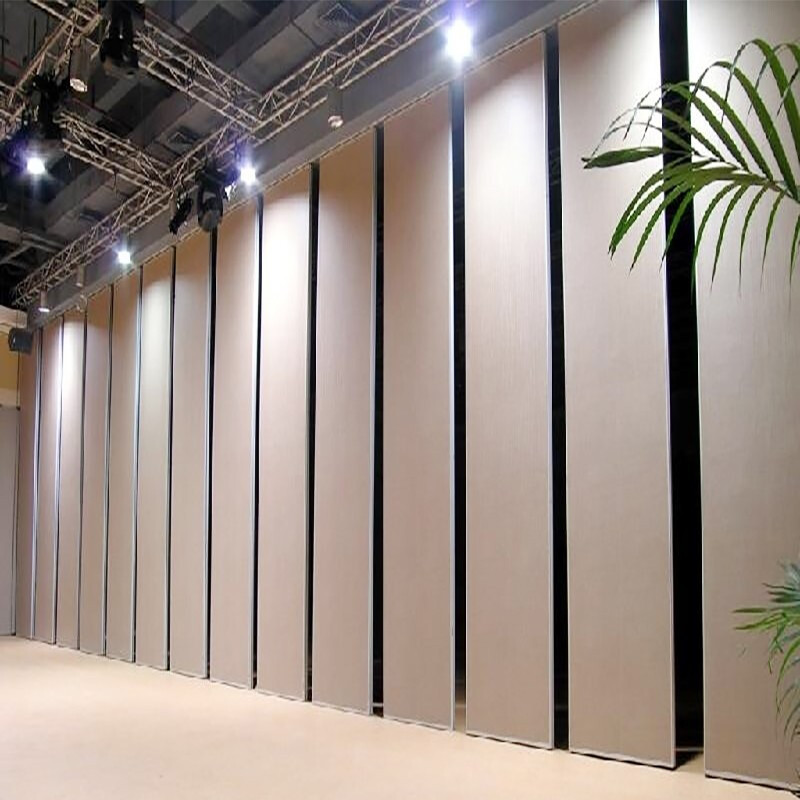 酒店活动隔断墙办公室装修隔音墙板移动屏风可折叠推拉门高隔断墙