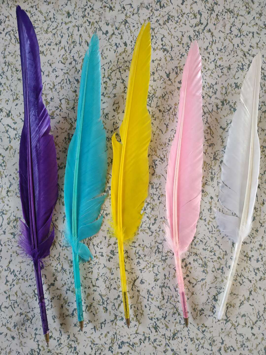 diy羽毛笔装饰手工材料 舞台服装配饰 天然鹅毛驼背 动漫配件