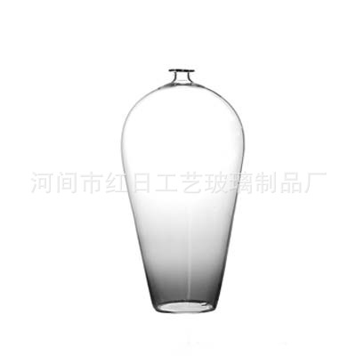 Japanese Glass Vase Zen Plum Vase Home Dining Table Living Room Flower Arrangement Decoration Hydroponic Flower Pot Transparent Glass Vase