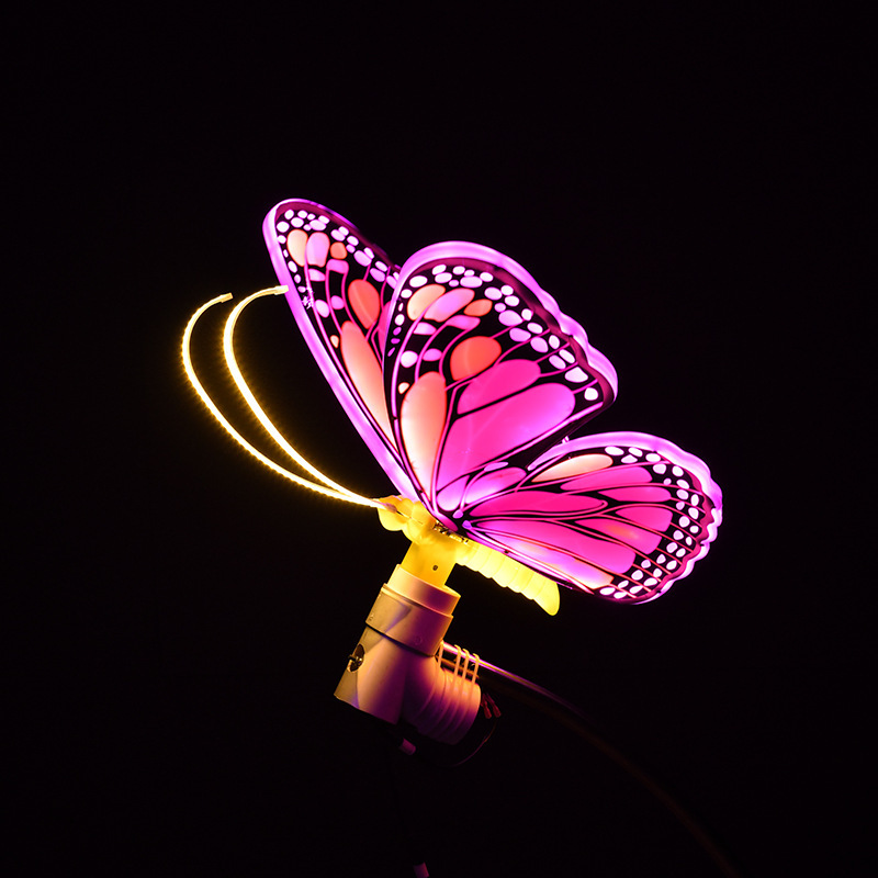 仿真防水景观灯 创意广场圆林动态蝴蝶灯 led户外花园装饰造型灯