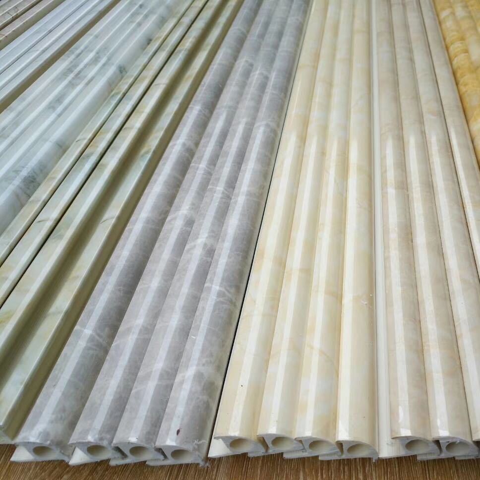 现货供应墙角修边装饰线条 仿大理石电视背景墙角石塑瓷砖收口线