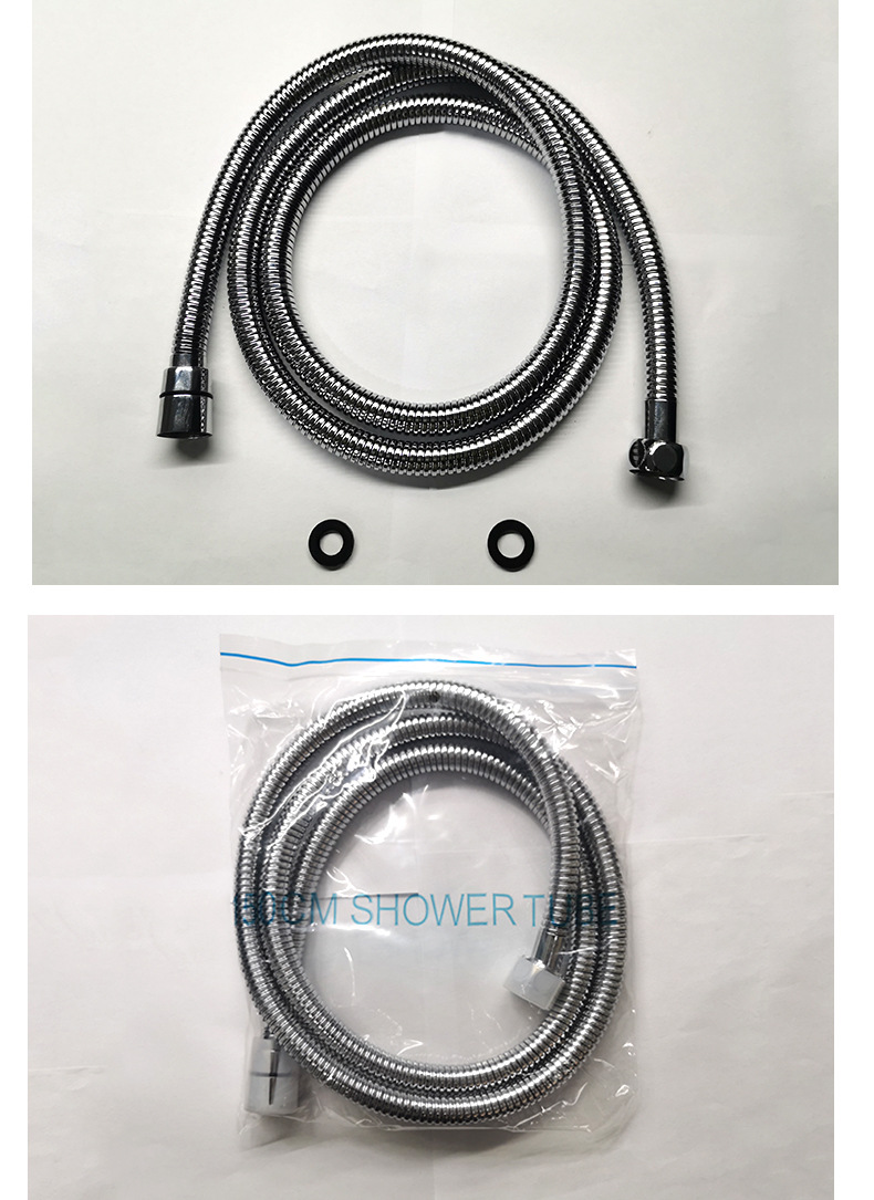 厂家直销卫浴配件全铜接头304不锈钢编制管 150mm淋浴花洒软管