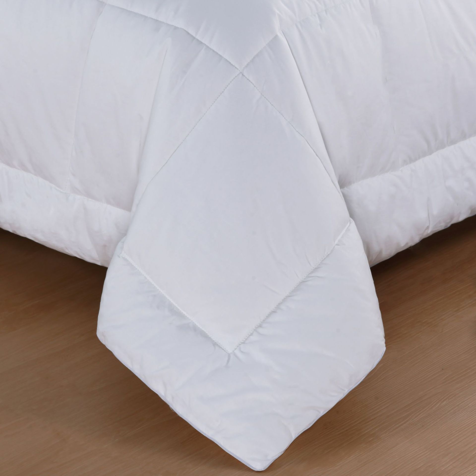 五星级酒店布草宾馆床上用品 全棉防羽布羽丝绒被芯春秋被定