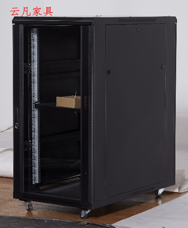 网络机柜6u挂墙机柜壁挂式小机柜机架机柜落地柜黑