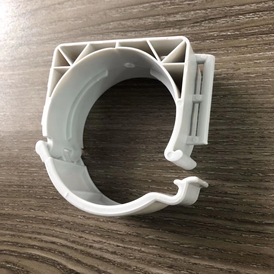 新风系统pe管固定卡明装型易扣 拼接peu配件管锁卡管扣管材75