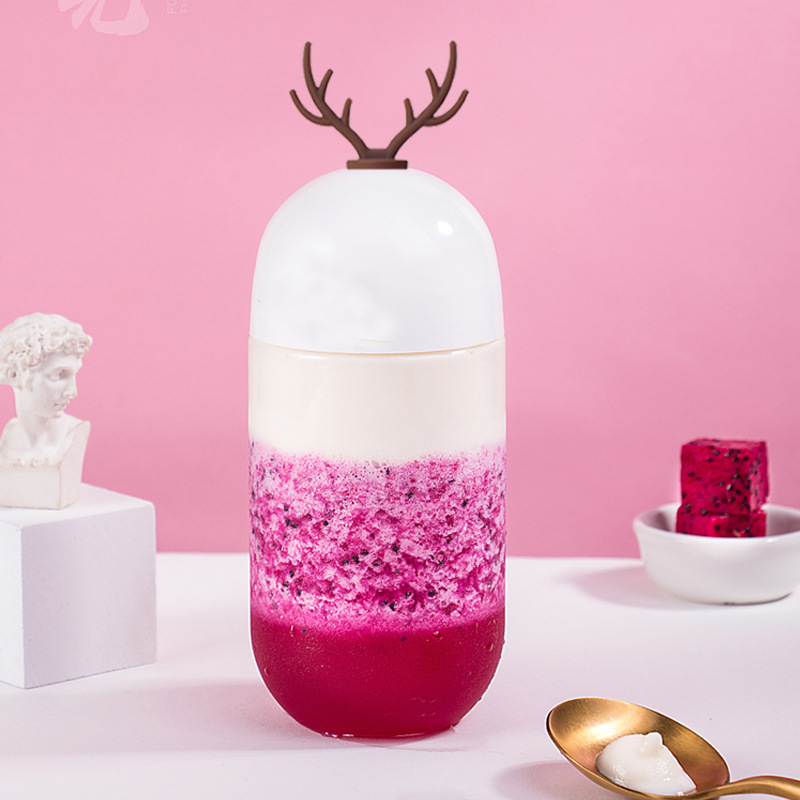 鲜奶胶囊瓶抖音网红奶茶瓶奶茶杯一次性脏脏茶黑糖酸奶奶茶杯定制