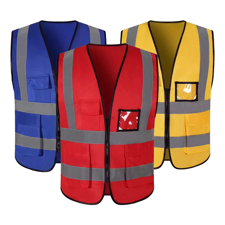 反光马甲背心施工程交通路政荧光马甲作业防护工作服团体现货批发