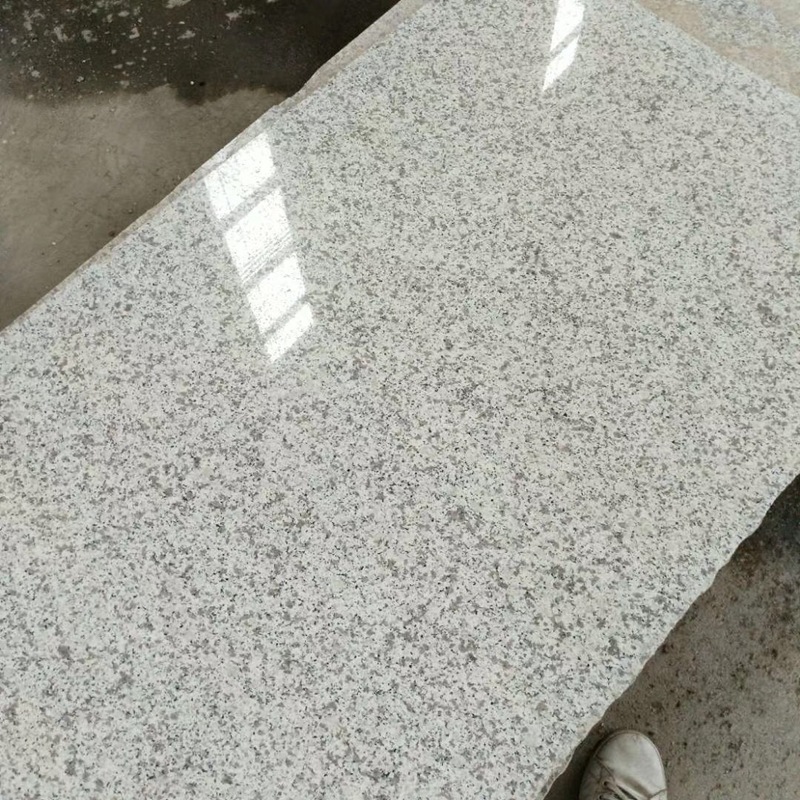 厂家直销 山东白麻花岗岩 荔枝面白麻石材 自有矿山