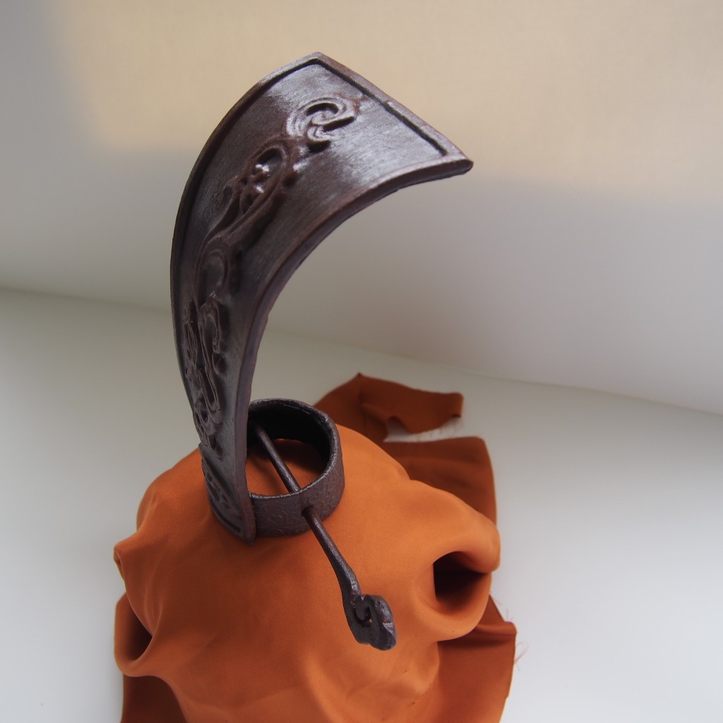 浮雕束发冠皮冠秦汉代束发冠魏晋南北朝皮冠古装剧束发冠演出皮冠