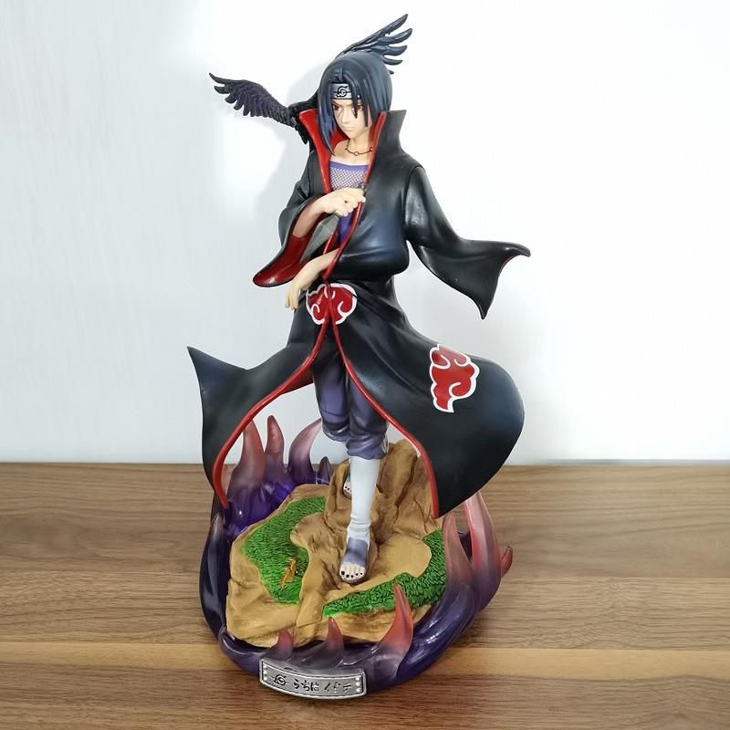 1/7火影1手办晓组织gk宇智波鼬乌鸦鼬鼬神雕像手办人偶摆件