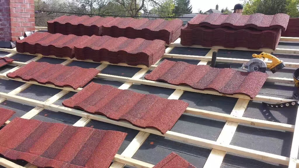 福盛昌建材圆弧金属瓦 隔热波浪波纹瓦 别墅屋面瓦