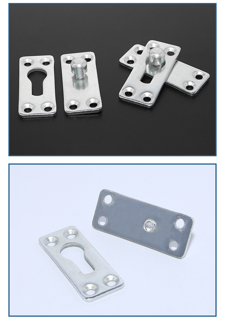 厂家家具床铰 床挂件铁床铰挂钩床铰链连接件 加厚床挂码挂扣大号