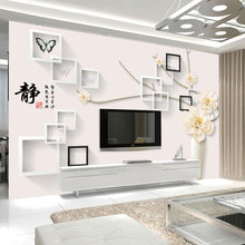 3d电视背景墙壁纸客厅5d立体壁画影视墙布装饰8d现代简约个性墙纸