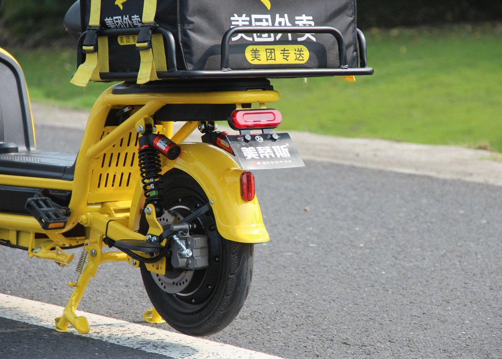 外卖电动车美团送餐电瓶车长跑王电动自行车厂家直销