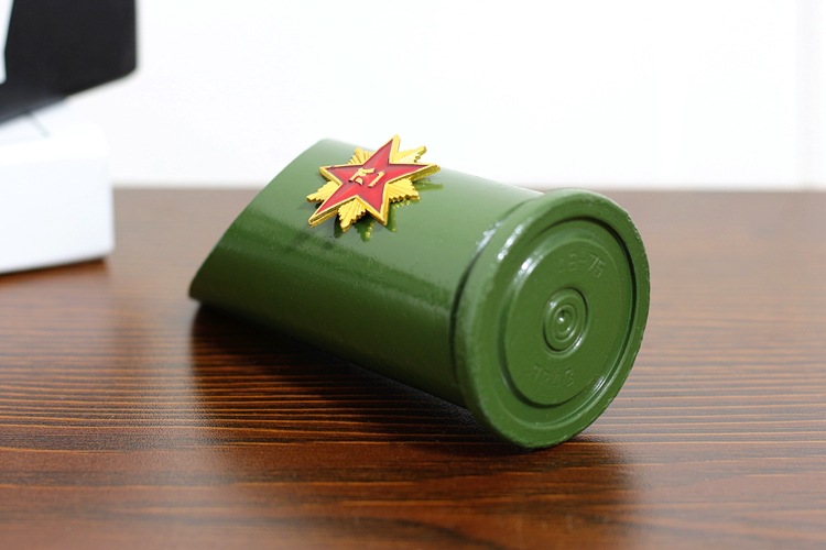 批发 炮弹壳笔筒桌面装饰品摆件 战友礼物 军迷爱好者收藏 纪念品