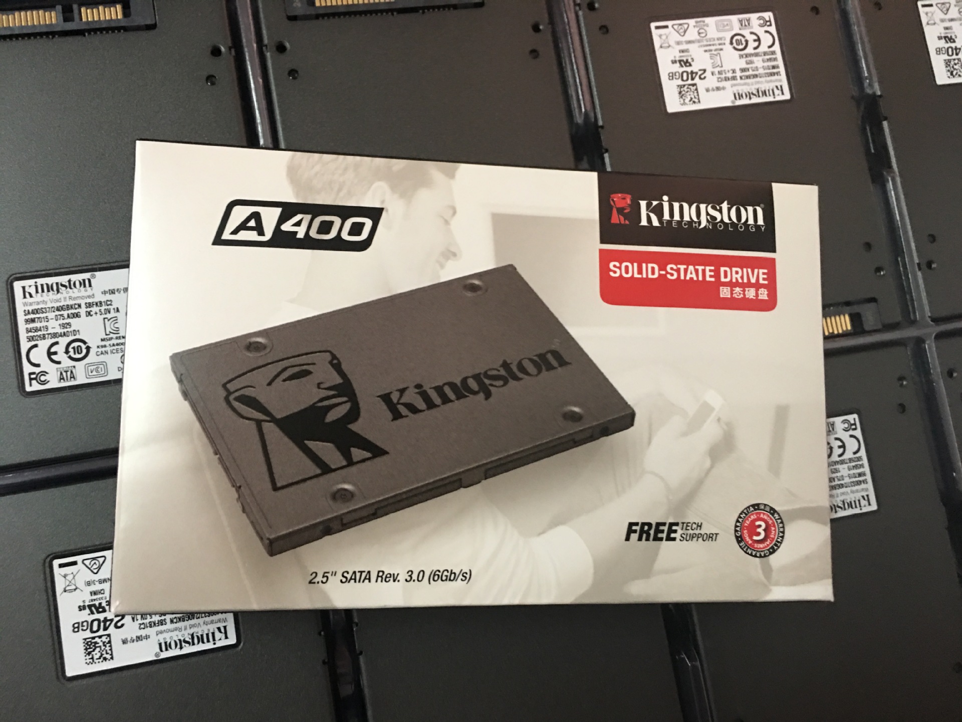 kingston/金士顿固态硬盘ssd120g240g480g可选笔记本电脑ssd硬盘