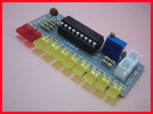 LM3915趣味10段音频电平指示器套件DIY 电平指示灯散件 焊接练习