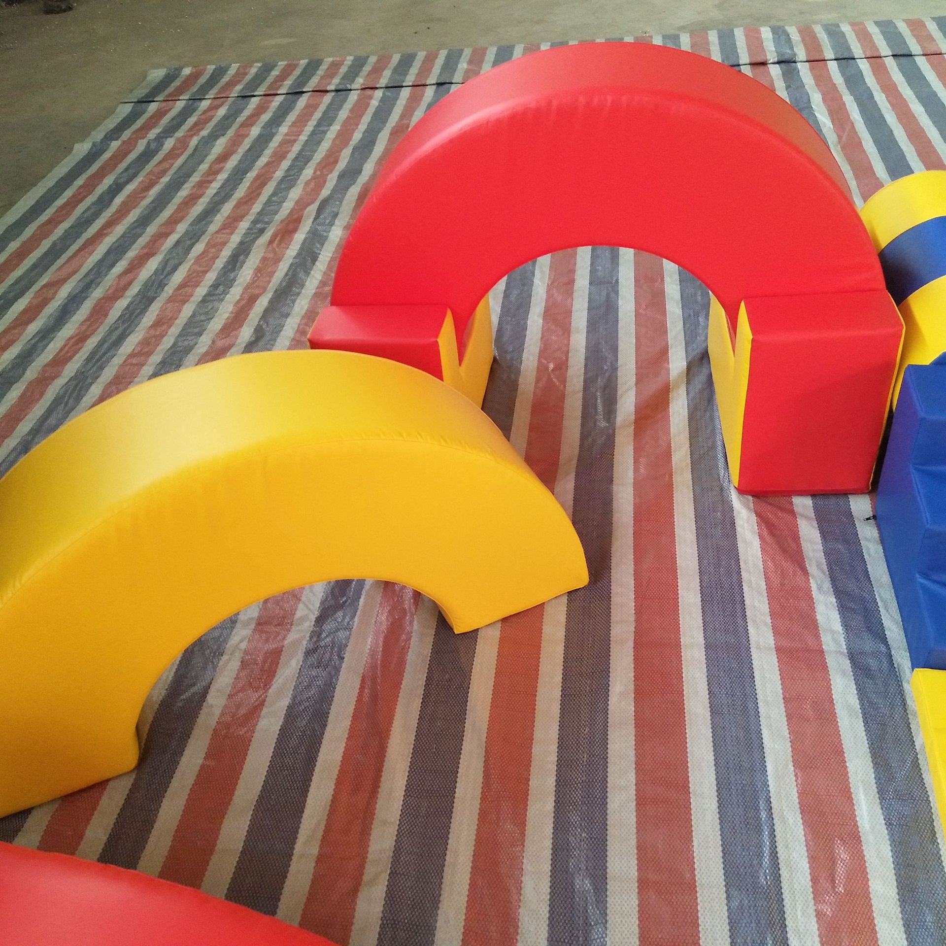 感统训练器材 儿童体适能教具早教玩具万象组合套装 软体攀爬组合