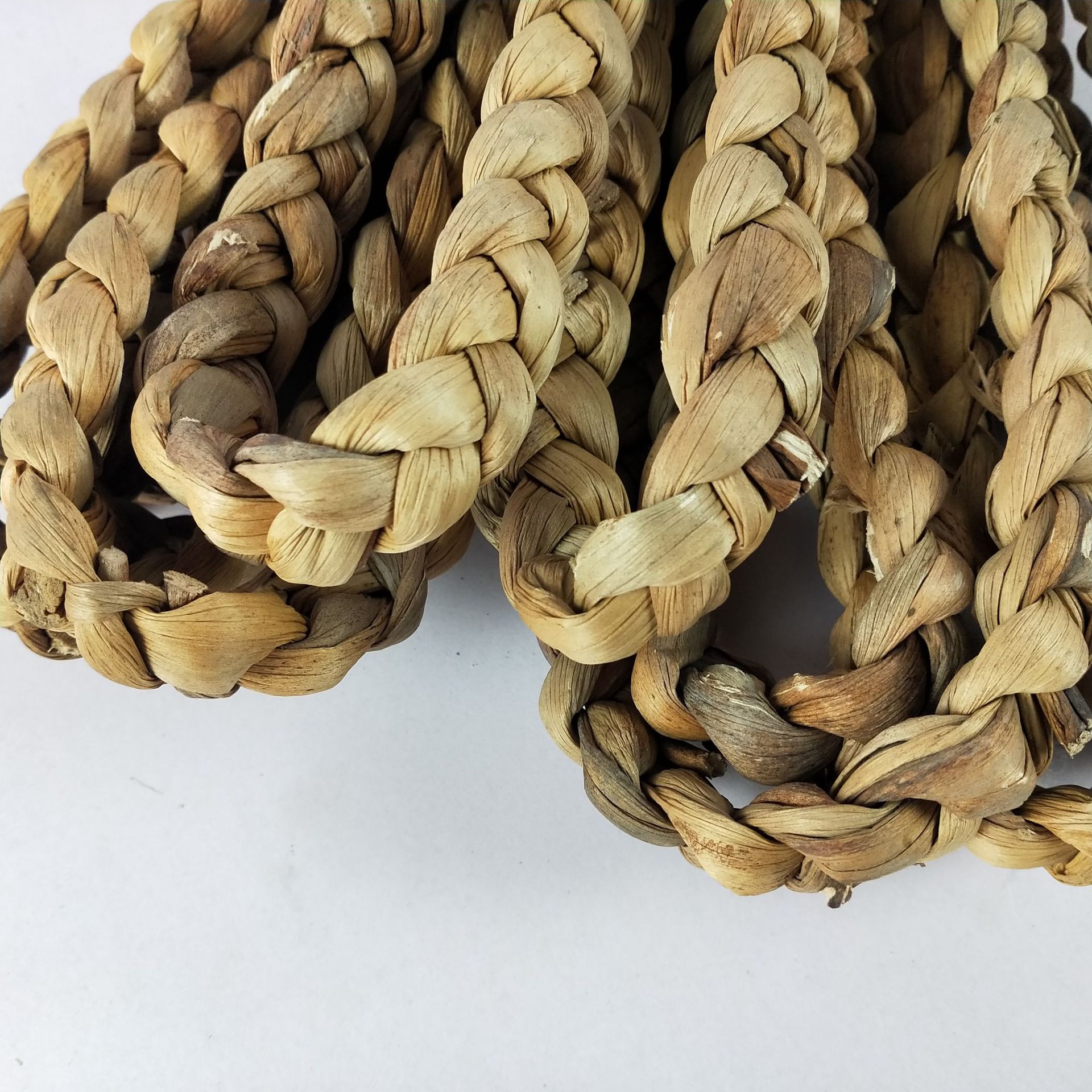 5cm 辫子 草辫本色草辫 包包工艺品三股辫