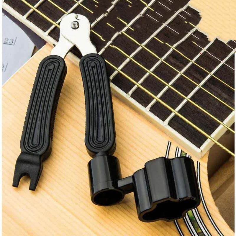 吉他弦卷弦器 民谣吉他上弦工具剪弦卷弦换弦三合一工具 吉他配件