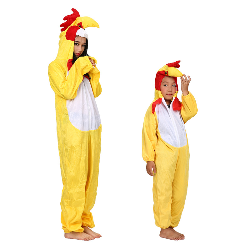 服饰小鸡道具动物服演出服幼儿园衣服成人造型卡通服装表演儿童