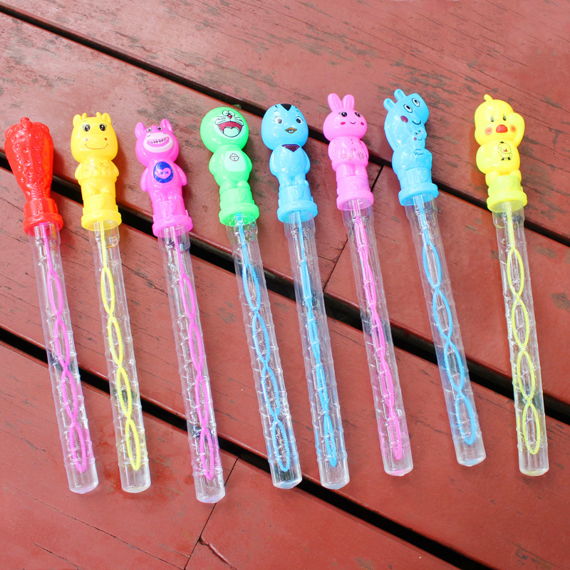 泡泡棒儿童玩具38cm大号卡通泡泡棒户外玩具摆地摊玩具货源吹泡泡