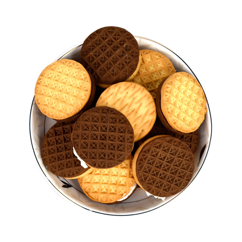 朱古力饼干 8090后怀旧饼干 朱古力蜂乳夹心饼老式饼干早点