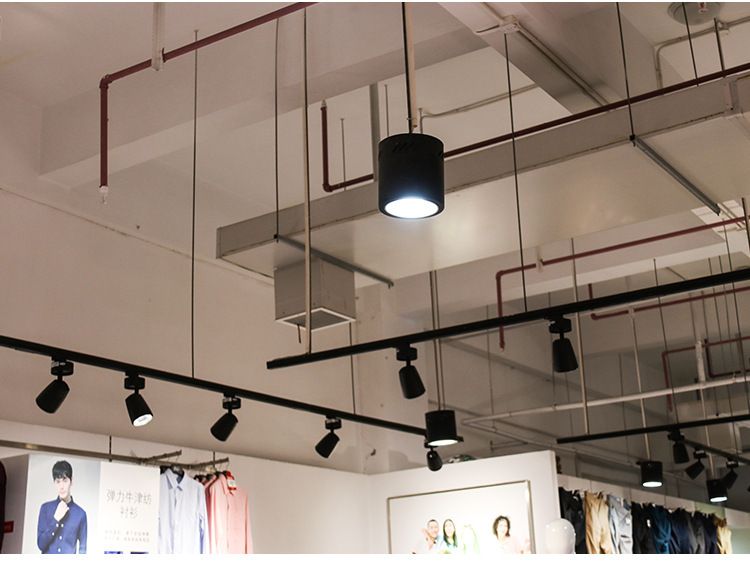 led明装筒灯3w7w12w18w圆形吸顶吊线筒灯居家商用吊顶灯具