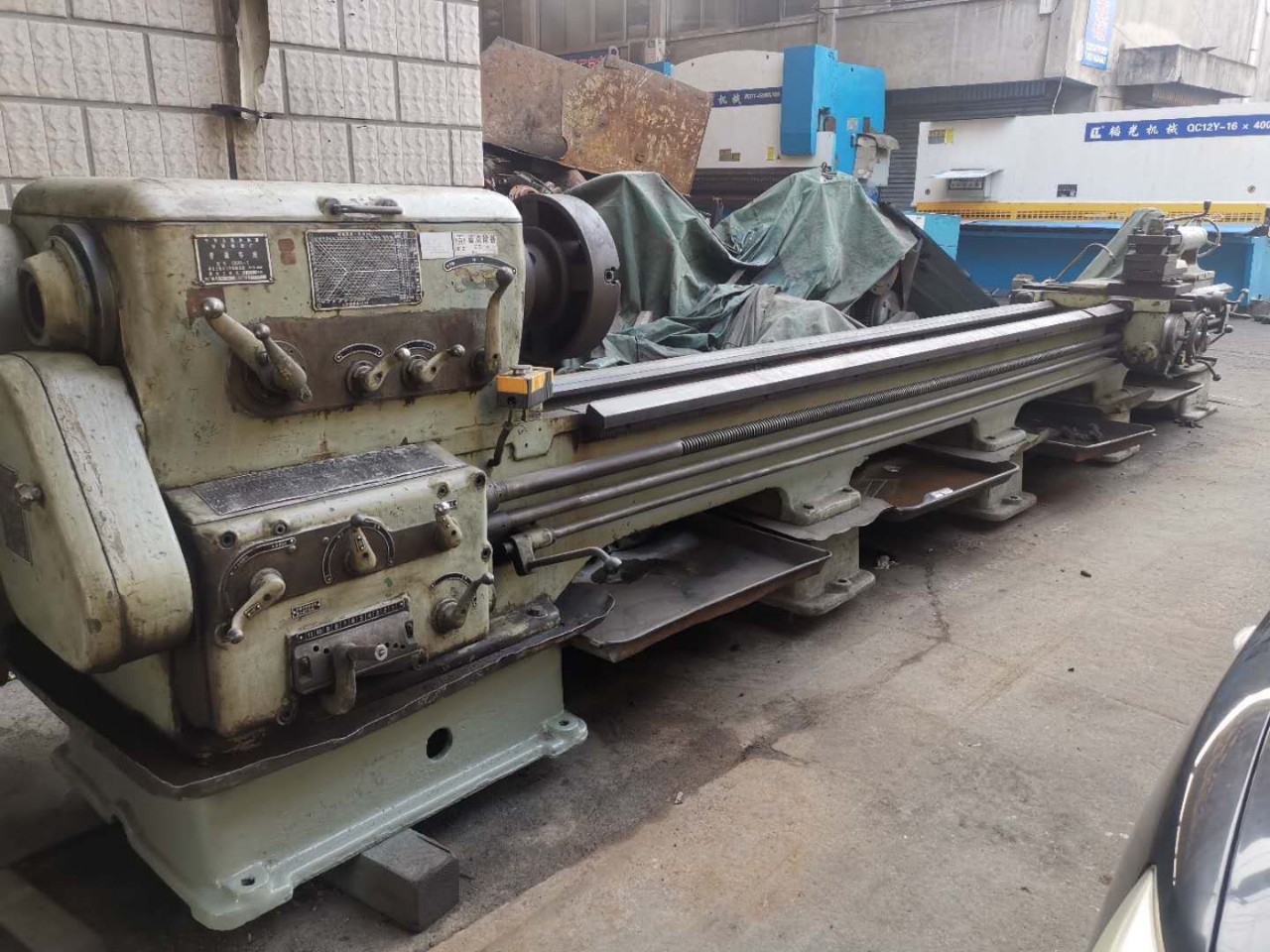 低价转让c630*5000二手加长普通车床二手机床回收