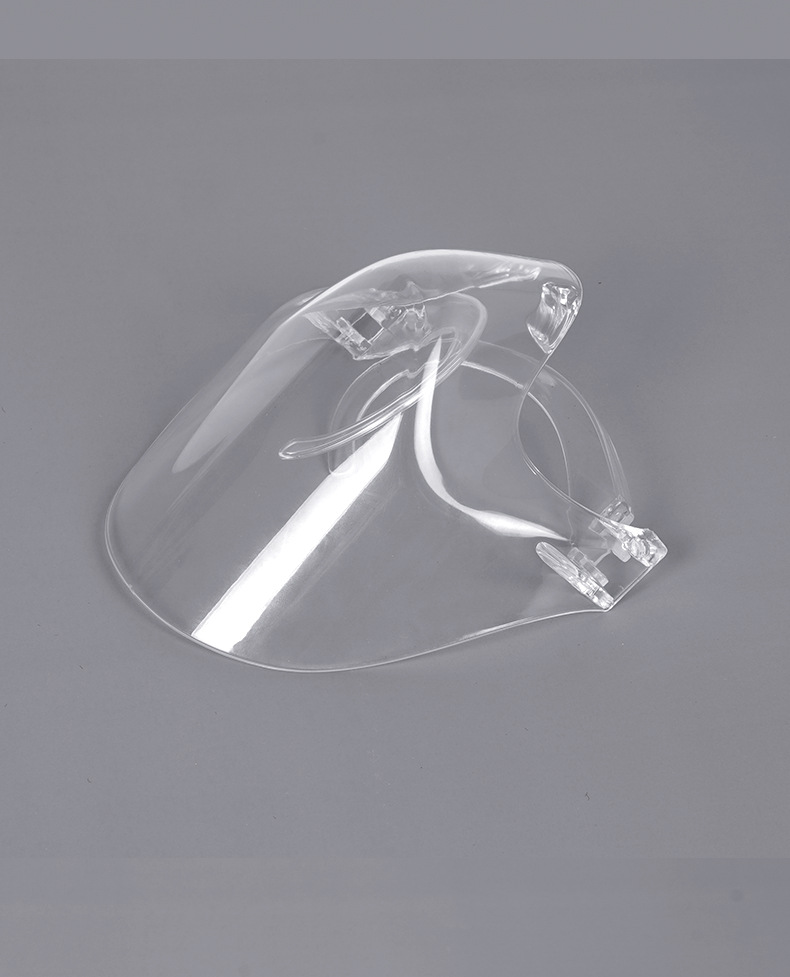 厂供防雾防飞沫面屏现货防油防毒防喷溅透明pet 防护面罩