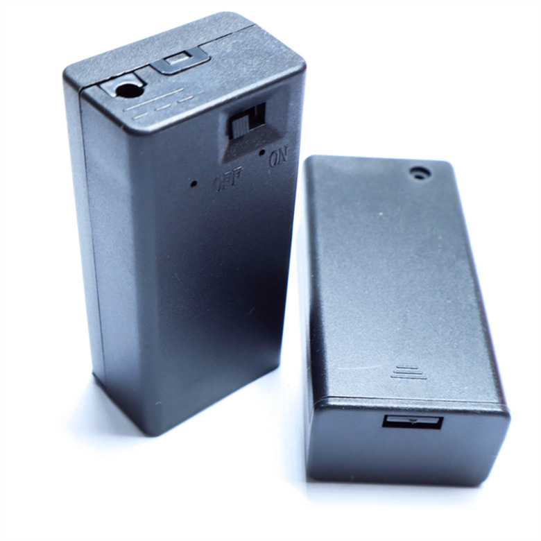 9v电池盒 6f22电池盒 9v带盖带开关电池盒