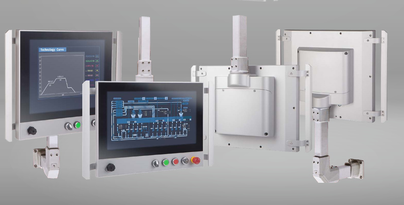 诺达佳工业悬臂操作面板21.5寸tft纯平面电容触摸屏icp68215-c