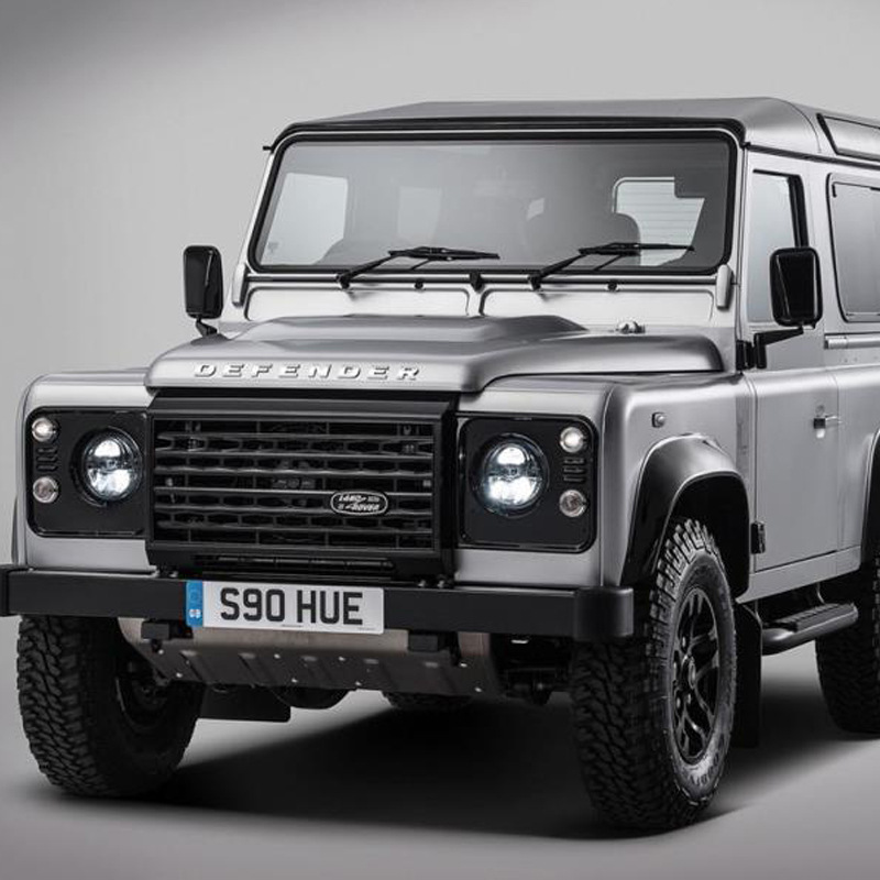 适用于路虎卫士land rover车标机盖标中网标志卫士15款改装中网标