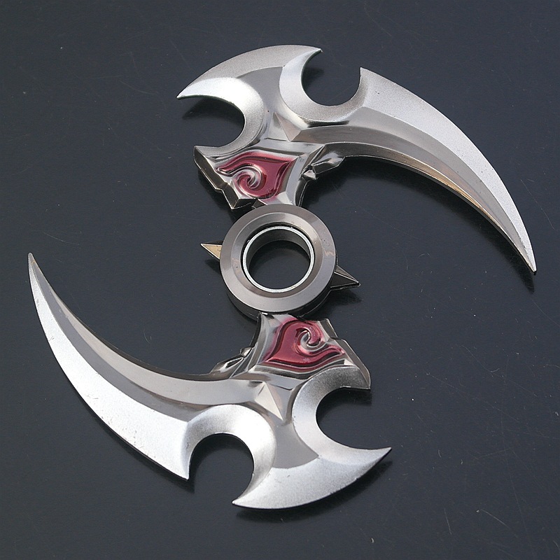 火影忍者王者联盟武器手里剑劫光明骑士李元芳飞镖带轴承玩具模型