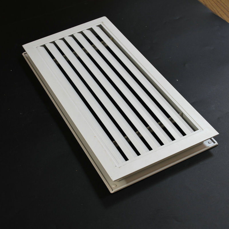 铝合金百叶回风口百叶进风口定制 小边固定回风小百叶风口暖气罩
