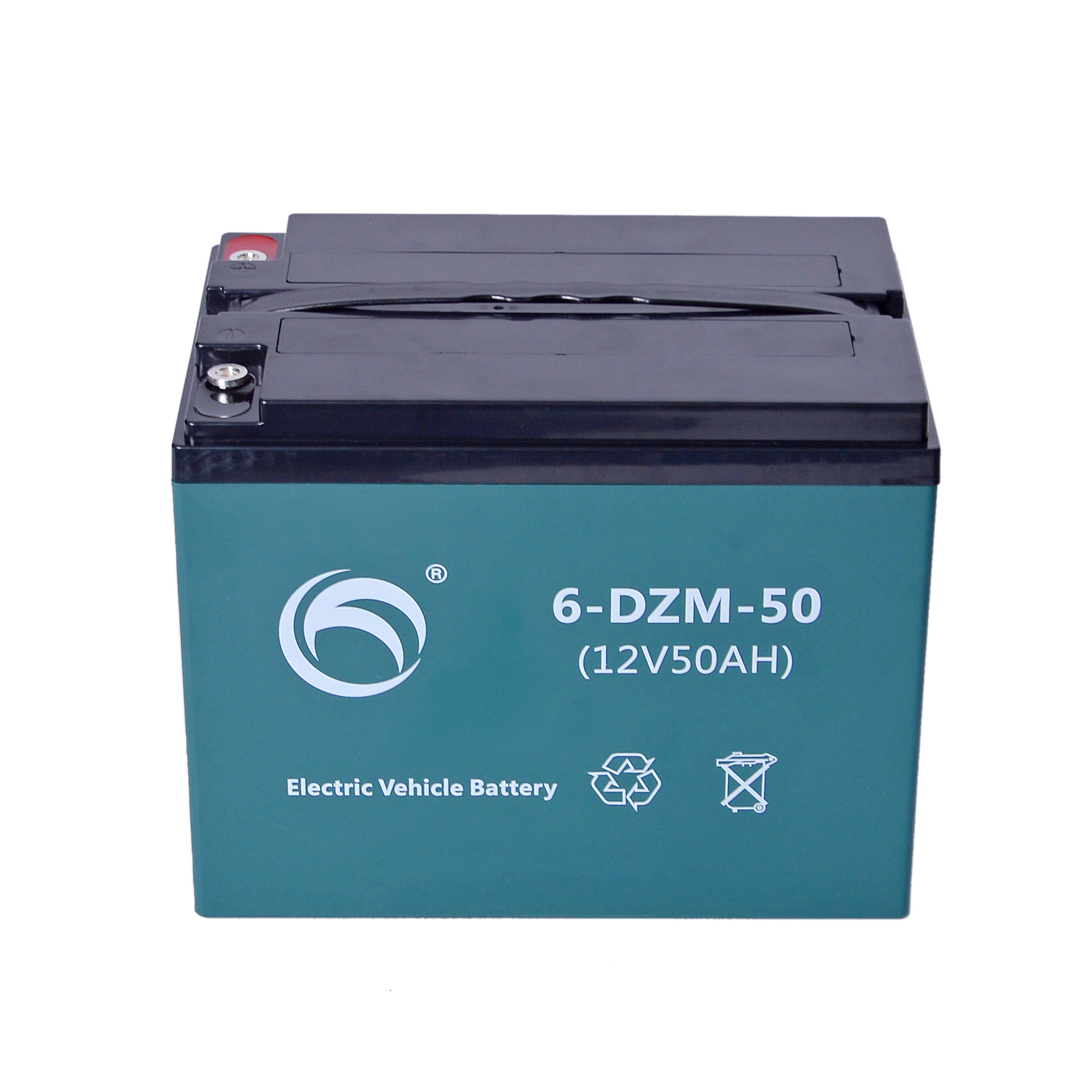厂家直销6-dzm-50电动车蓄电瓶 12v50ah电池