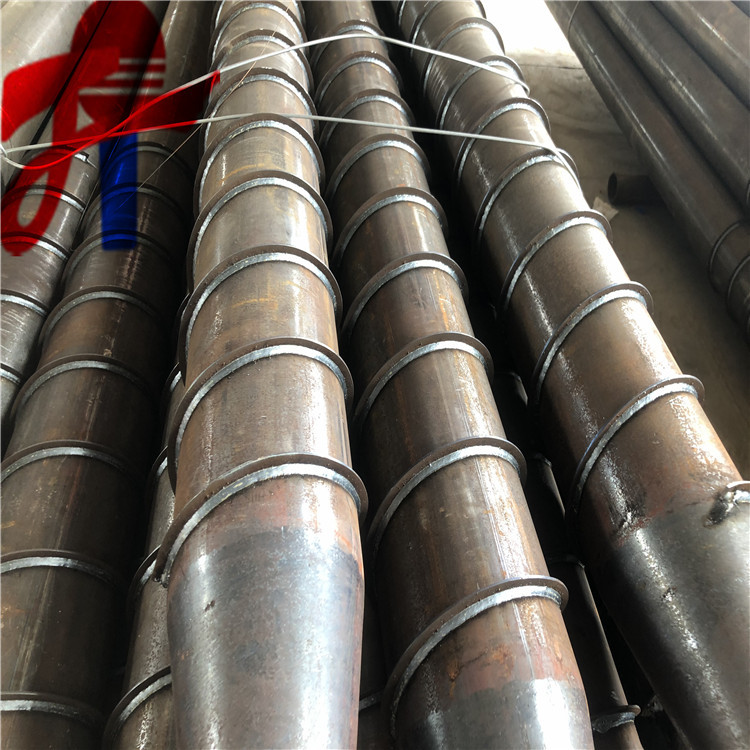 【蛟龙地桩】热镀锌小叶片法兰盘厂家直销螺旋地钉桩直供光伏电站