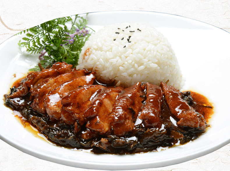 伍氏料理包 梅菜扣鸡200克调理包盖浇饭中餐速食外卖菜肴包批发