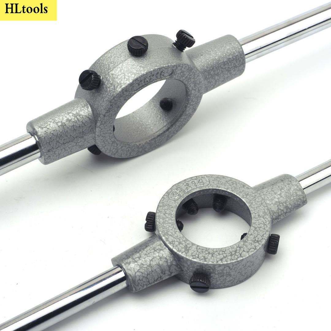 厂家直销高档圆板牙架 锌合金板牙绞手 螺纹处理工具板牙扳手