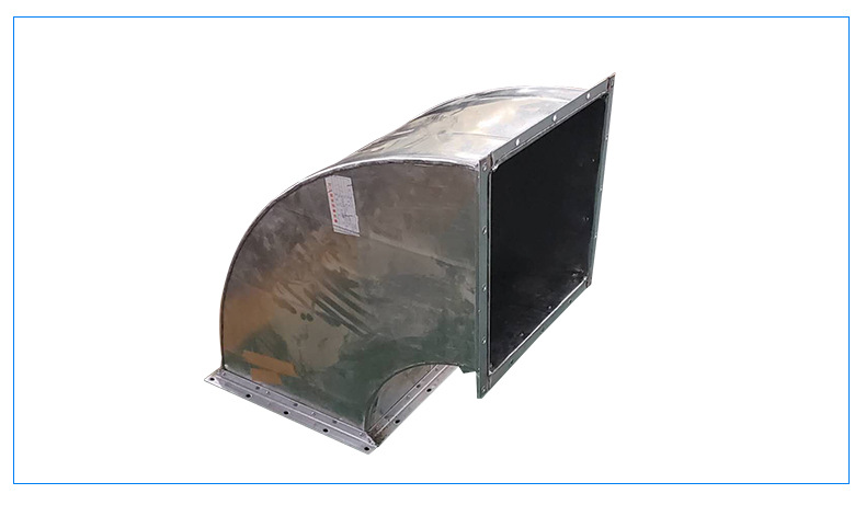 厂家批发角铁法兰90度弯头消防排烟方管弯头通风管道配件