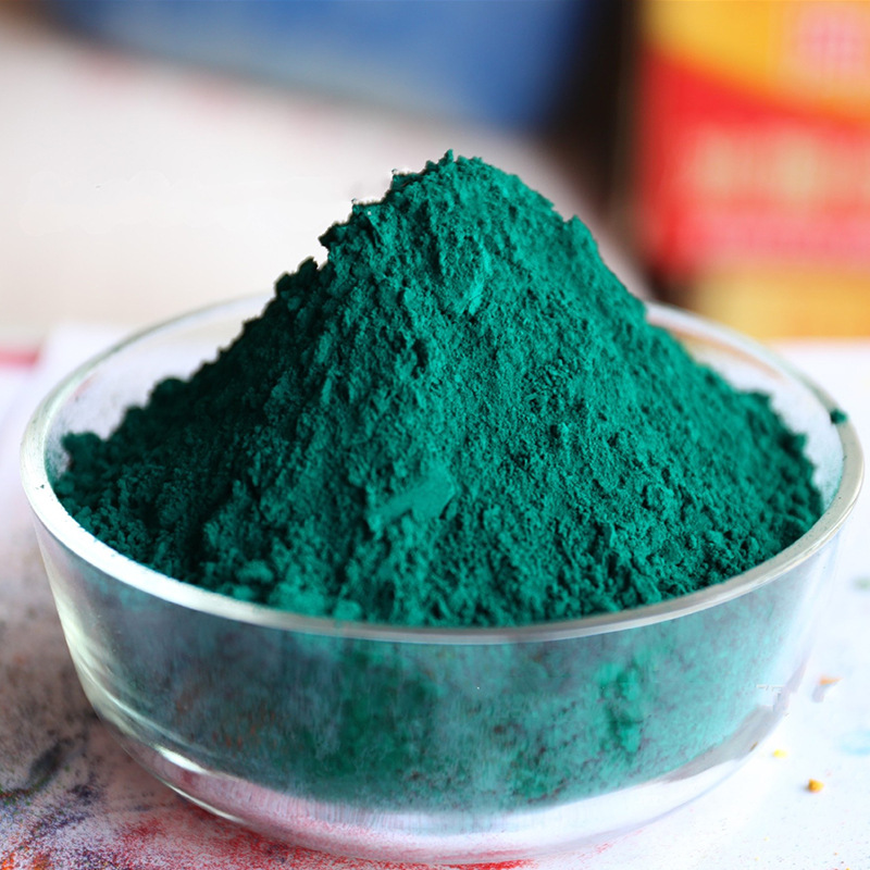 厂家批发造纸木材碱性品绿碱性染料佛香染色翠绿孔雀石绿碱性品绿